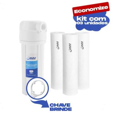 Imagem de Filtro Caixa Dágua Bbi Poe Eco 9.3/4 + 3 Refil Extra + Chave - Bbi Fil