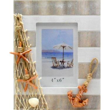 Imagem de Porta Retrato Vertical em MDF Nautico 19,5 x 24,5cm - HomeGlass