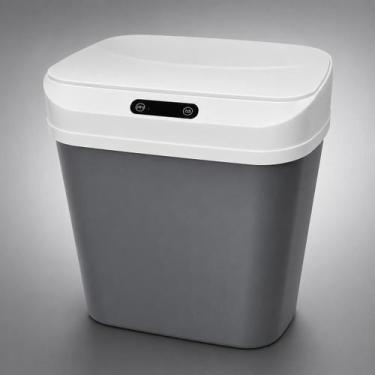 Imagem de Lixeira Automática Inteligente 17,5L com Sensor para Cozinha e Banheir