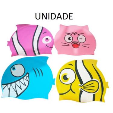 Imagem de TOUCA PARA NATAÇÃO INFANTIL 20cm CORES unidade - QFESTA, Pink