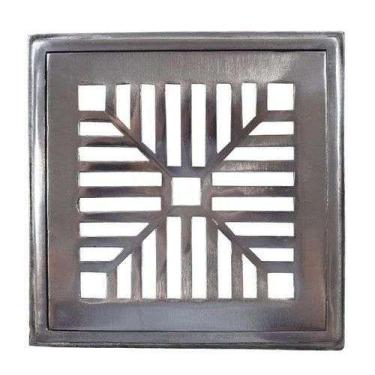 Imagem de Grelha com porta grelha aluminio polida ac vent - 20 x 20 - GERAL