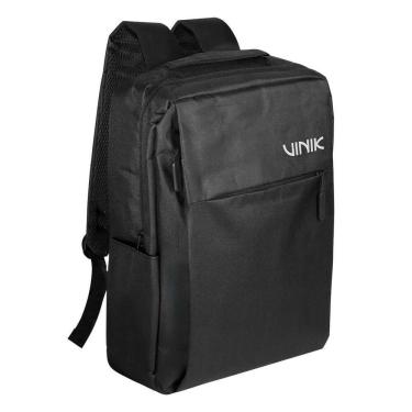 Imagem de Mochila para Notebook VKBAG010 Slim Compartimento Acolchoado Porta USB Preta Vinik