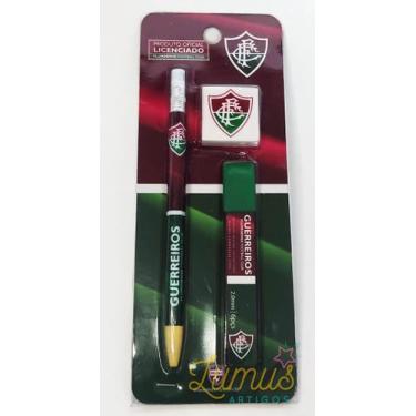 Imagem de Kit Lapiseira + Borracha + Grafite - Times Times:Fluminense - Taimes
