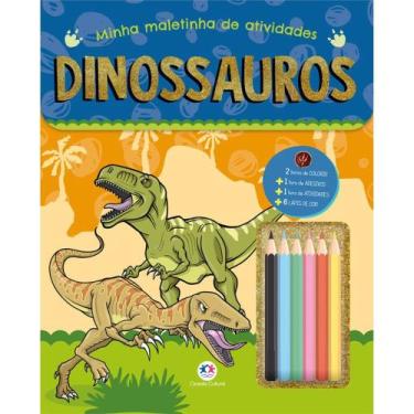 Imagem de Livro Dinossauros Minha Maletinha de Atividades - Ciranda Cultural - 0