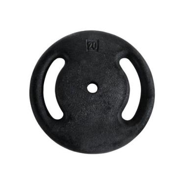 Imagem de Anilha Ferro Fundido Pintado Profissional De 20,0 Kg - ANILHAS FITNESS
