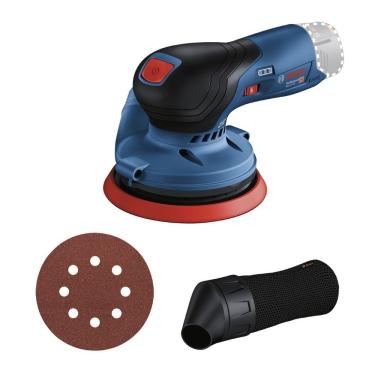 Imagem de Lixadeira Roto Orbital GEX 12V-125 com Motor Brushless e 6 Níveis de Velocidade Cinza Bosch