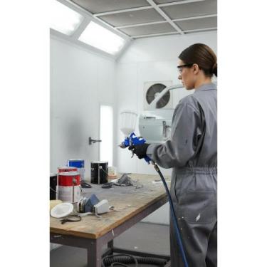 Imagem de Pistola Pintura Gravidade 1.4mm 600ml Azul Profissional - Congratulati