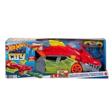 Imagem de Hot Wheels City Reboque de Dragão GTK42