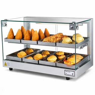 Imagem de BD8 - Estufa Beta para salgados de 8 bandejas Dupla Prata - 220V - Ome