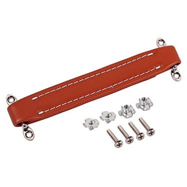 Imagem de Amplificador De Guitarra Estilo Vintage Alça De Alça De Alto-falante De Amplificador Alça De Couro Alça De Alça Para Guitarra Alça Do Amplificador Marrom Alça De Mão Antiquado