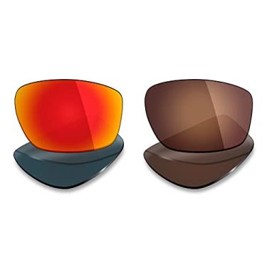 Imagem de 2 pares de lentes polarizadas de reposição da Mryok para óculos de sol Oakley Valve 2014 – Opções