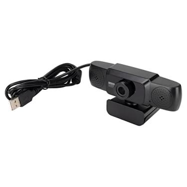 Imagem de Câmera Web 1080p, tripé multifuncional USB para computador para conferências