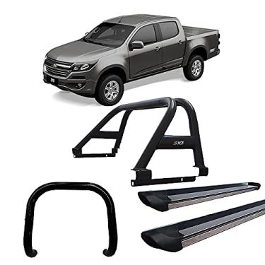 Imagem de Kit Quebra Mato +Estribo +Santo Anto Duplo S-10 12/20 Preto