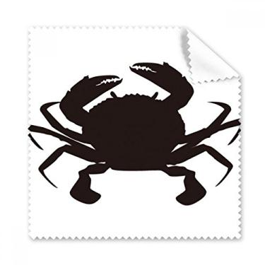 Imagem de Pano de limpeza de tela de telefone com estampa de caranguejo preto, 5 peças