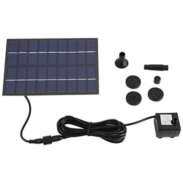 Imagem de Fonte solar com painel de bomba de água,fonte de banho de pássaro solar, fonte de energia solar, bomba externa para pássaros, banho, lago, jardim, piscina, aquário