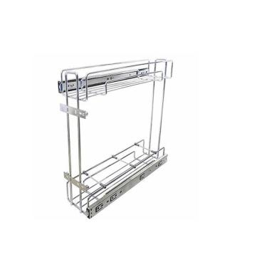 Imagem de Porta Temperos Latas/óleo Duplo Deslizante Inox Jomer 8654