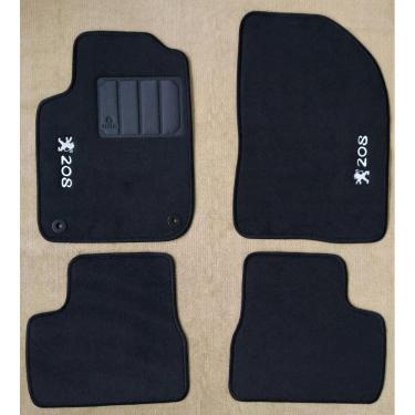 Imagem de Tapete Carpete 6Mm Peugeot 208 2016 2017 2018 2019 2020