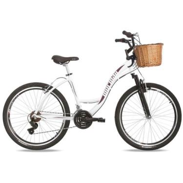 Bicicleta mormaii fullsion aro 26 branco rosa - mormaiishop - mobile