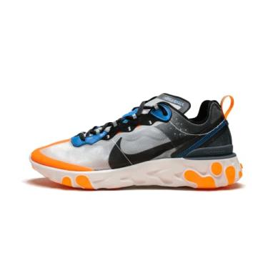 Imagem de Nike Mens React Element 87 Wolf Grey/Black-Thunder Blue Aq1090 004 Size - 4.5