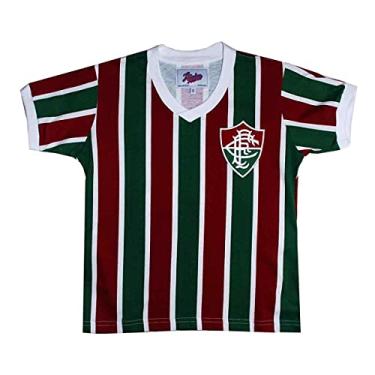 Imagem de Camisa Fluminense Mundial 1952 Liga Retrô Infantil Listrada 12