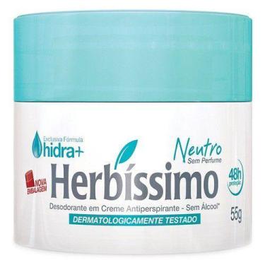 Imagem de Desodorante Creme Herbíssimo Neutro 55G - Herbissimo
