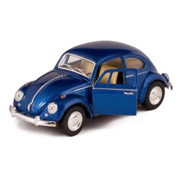 Imagem de Miniatura Metal Volkswagen Fusca Azul 1967 KT5057D