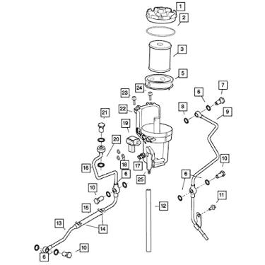 Imagem de Dodge Ram 2500 3500 5.9L Bomba de combustível Diesel Mopar OEM
