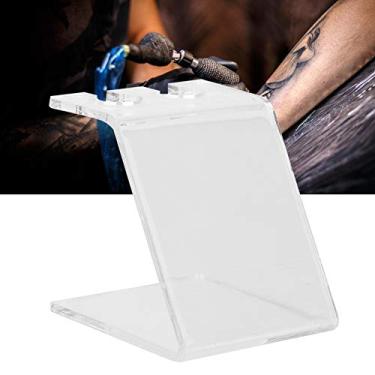 Imagem de Tatuagem Acrílica Transparente Profissional, Suporte De Máquina De Tatuagem Suporte De Arma Para Escovas De Cílios Arma Acessório Ferramenta