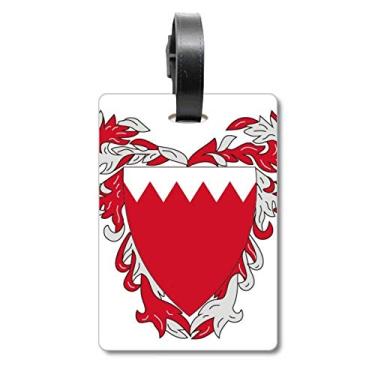 Imagem de Manama Bahrain Nacional Emblema para Mala Etiqueta de Bagagem Etiqueta para Bagagem