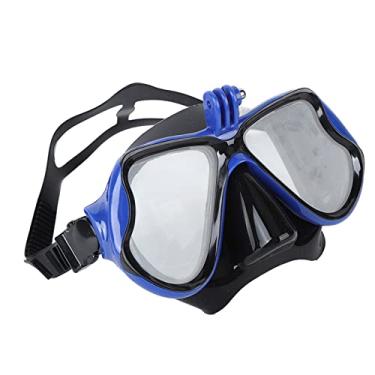 Imagem de Óculos de Natação, óculos de Mergulho à Prova d'água HD Antiembaçante de Ajuste Confortável para Debaixo d'água (Azul)