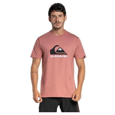 Imagem de Camiseta Quiksilver Full Logo Masculino - Rosa