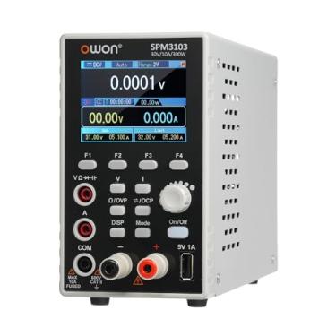 Imagem de CIADAZ Fonte de alimentação de laboratório programável SPM3103 (0-30V 0-10A) Fonte de alimentação DC de bancada de 300W com fonte de alimentação regulada por multímetro com display LCD de 2,8 polegad