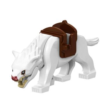 Imagem de Construção de animais da cidade bloqueia estatuetas modelo educacional para