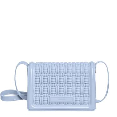 Imagem de Bolsa Petite Jolie Vivi Detalhe Trama Matelasse Transversal Jeans Único