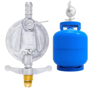 Imagem de Registro de gás válvula de gás GLP Imar uso doméstico para cozinha fogão regulador de gás c/ 5 anos de validade Butijão P5 P13 P20 INMETRO