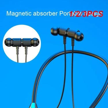 Imagem de Fones de ouvido Bluetooth sem fio  Neckband esporte magnético  Neck-Hanging TWS Earbuds  fone de