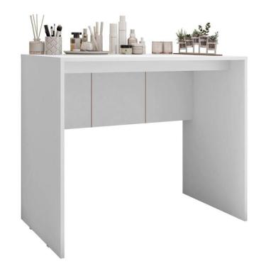 Imagem de Penteadeira Para Quarto Aparador Branco Milan Caemmun