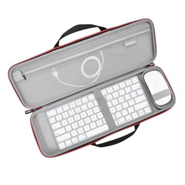 Imagem de RLSOCO Capa rígida para teclado Apple Magic (teclado numérico) e para teclado Apple Magic e Magic Mouse (apenas capa) (preto)