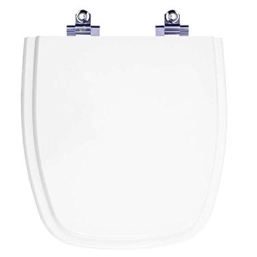 Imagem de Assento Sanitário Laqueado Soft Close Flex Branco para vaso Deca