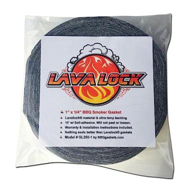 Imagem de Grey Lavalock Gasket High Temp BBQ Smoker Grill Self Stick 2.5 cm x 1/10.2 cm x 15'