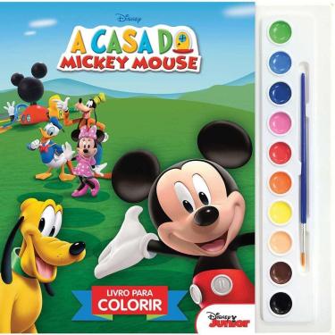 Imagem de Livro Infantil Colorir A Casa Do Mickey Aquarela