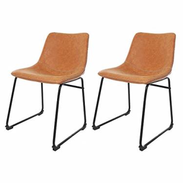 Imagem de Kit 2 Cadeiras de Jantar Para Mesa Sala Munich Bruna Caramelo