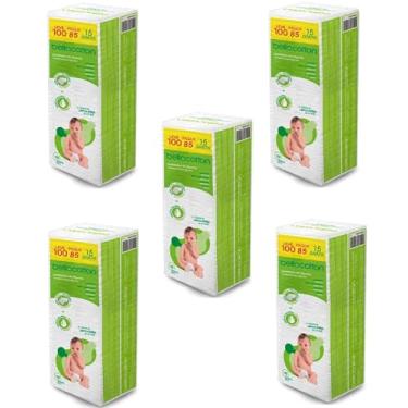 Imagem de Algodão Bellacotton Quadrado Bebê Sem Perfume 500 Unidades