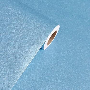 Imagem de Rolo de papel de parede fosco criativo de 23,6 x 393,7 polegadas, papel de parede descascado e colado, papel de parede autoadesivo à prova d'água e fácil de limpar para quarto, banheiro, coz