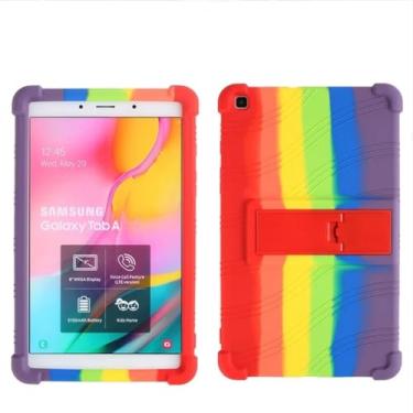 Imagem de Capa macia para Samsung Galaxy Tab A8 2021 2019 SM-X200 SM-X205 X200 Lite 8.7 SM-T220 T225 S6 Lite 10.4 capa de silicone (CH, para A8 10.5 2021 SM-X200)