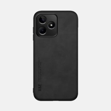 Imagem de Kepuch Silklike Capa para Oppo Realme C53 - Case Placa de Metal Embutida para Oppo Realme C53 - Preto