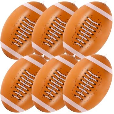 Imagem de YOTHORN 6 Bolas de Futebol Infláveis Gigantes, 40,6 cm, Pacote de 6 Peças, Material PVC, Ideal para Festas e Esportes