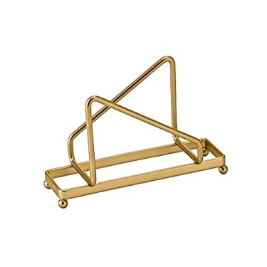 Imagem de PORTA GUARDANAPOS DOURADO FOSCO