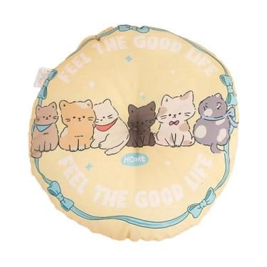 Imagem de Bothyi Almofada para cadeira Tatami Mat conveniente, leve e macio, para sala de estar Yoga, Gatos