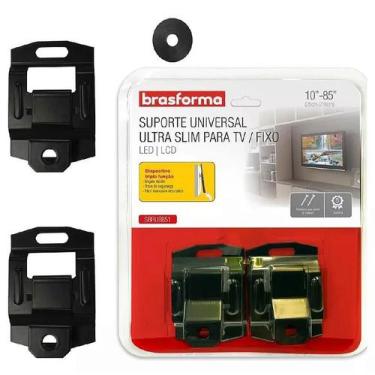 Imagem de Suporte Universal Fixo Painel Madeira Parede Tv LG 10 À 100 - Brasform